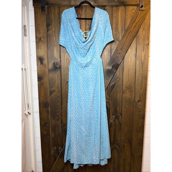 NOA NOA Geometric Tribal Print Maxi Dress - Picture 1 of 7